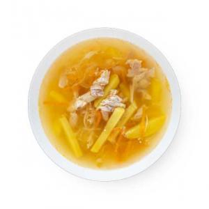 Суп куриный с домашней лапшой