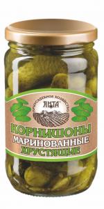 Корнишоны маринованные хрустящие