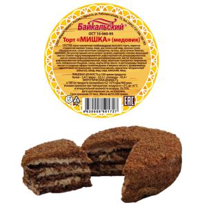 Торт "Мишка" (медовик)