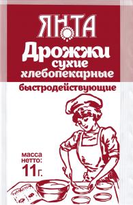 Дрожжи хлебопекарные сухие быстросохнущие "Янта"