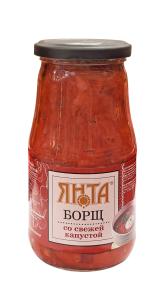 Борщ со свежей капустой