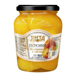 Персики консервированные в сиропе