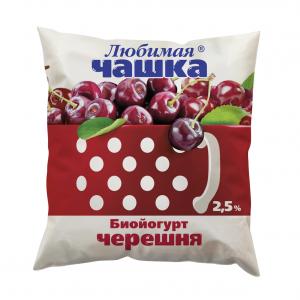 Биойогурт фруктовый черешня Любимая чашка