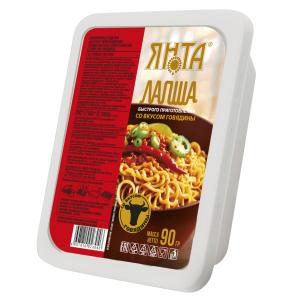 Лапша со вкусом говядины "Янта"