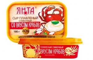 Сыр плавленный "Янта" со вкусом крабов
