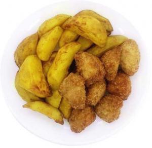 Куриные наггетсы с картофелем Айдахо