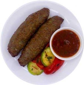Люля-Кебаб с овощами-гриль