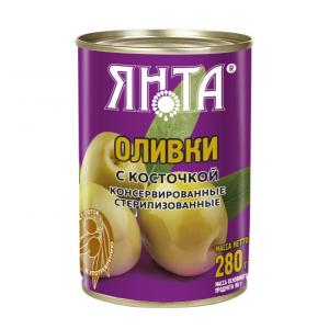 Оливки с косточкой