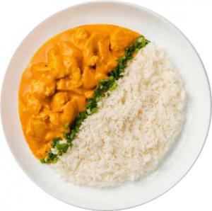 Курица в кокосовом кари с рисом басмати