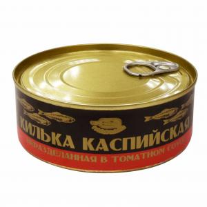 Килька каспийская неразделанная в томатном соусе "Подводка"