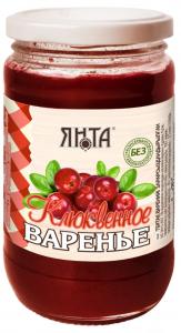 Варенье клюквенное "Янта"