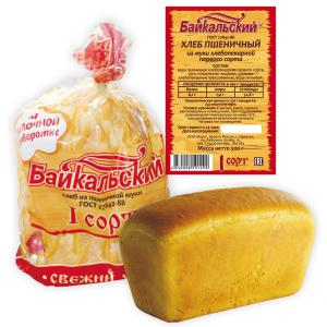 Хлеб пшеничный из муки хлебопекарной 1 сорта
