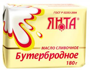 Масло сливочное "Бутербродное"