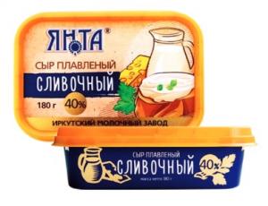 Сыр плавленный "Янта" сливочный