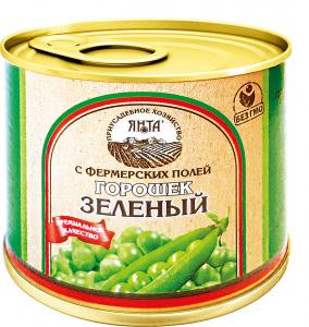Горошек зеленый, высший сорт
