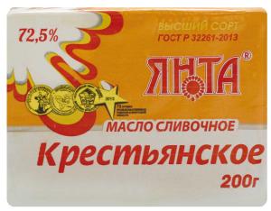 Масло сливочное "Крестьянское"