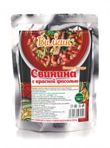 Свинина с красной фасолью ТМ "Вилкин"
