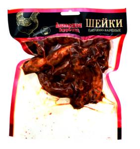 Шейки цыпленка-бройлера копчено-вареные